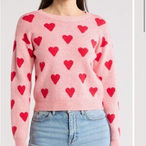 Cotton Emporium Heart Pullover - Large